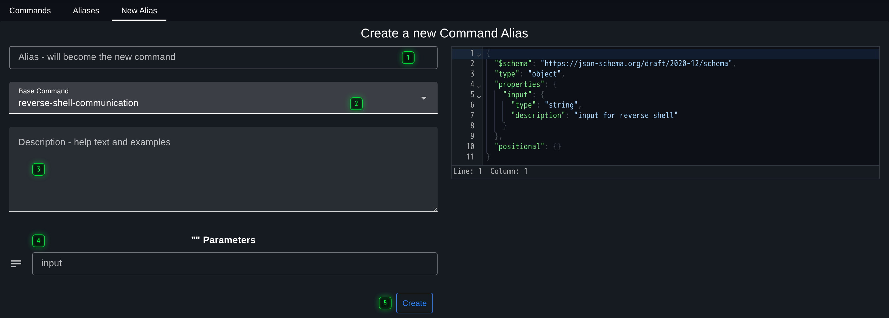 The new alias form