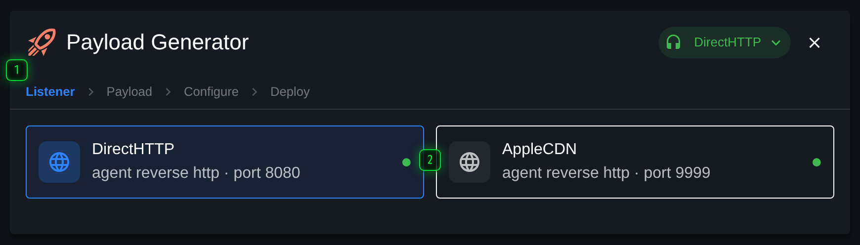 The payload generator